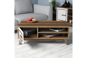 Hovdane TV-møbelsett 160 cm - Brun/Hvit/Eik - Møbler - TV- & Mediamøbler - TV-møbelsett