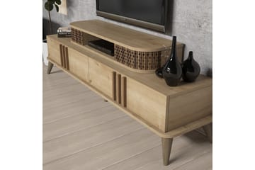 Hovdane TV-møbelsett 168 cm - Beige - Møbler - TV- & Mediamøbler - TV-møbelsett
