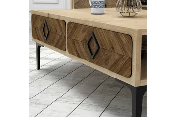 Hovdane TV-møbelsett 180 cm - Brun - Møbler - TV- & Mediamøbler - TV-møbelsett