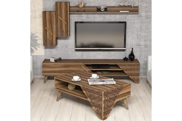 Hovdane TV-Møbelsett 180 cm - Brun - Møbler - TV- & Mediamøbler - TV-møbelsett