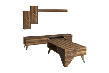 Hovdane TV-Møbelsett 180 cm - Brun - Møbler - TV- & Mediamøbler - TV-møbelsett