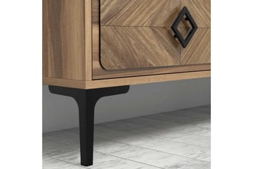 Hovdane TV-møbelsett 180 cm - Mørkebrun - Møbler - TV- & Mediamøbler - TV-møbelsett