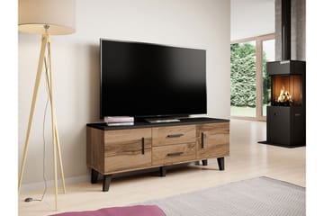 Kardos Tv-møbelsett 140 cm - Natur/Svart - Møbler - TV- & Mediamøbler - TV-møbelsett