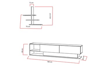 Lofita TV-benk - Møbler - TV- & Mediamøbler - TV-møbelsett
