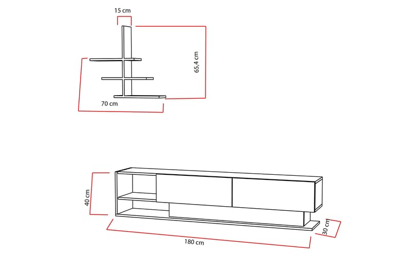Lofita TV-benk - Møbler - TV- & Mediamøbler - TV-møbelsett