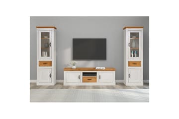 TV-møbelsett Loft24 Selma TV-møbelsett Hvit - Møbler - TV- & Mediamøbler - TV-møbelsett