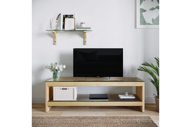 Malmby TV-Møbelsett 140 cm - Brun - Møbler - TV- & Mediamøbler - TV-møbelsett