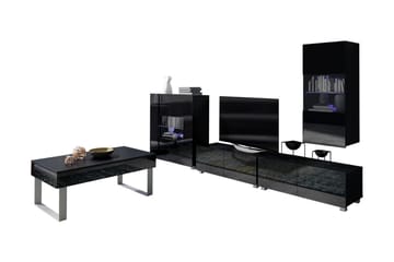 Mediamøbel Calabrini - Hvit - Møbler - TV- & Mediamøbler - TV-møbelsett