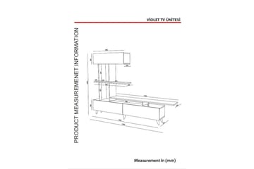 Mediamøbel Carlola - Møbler - TV- & Mediamøbler - TV-møbelsett