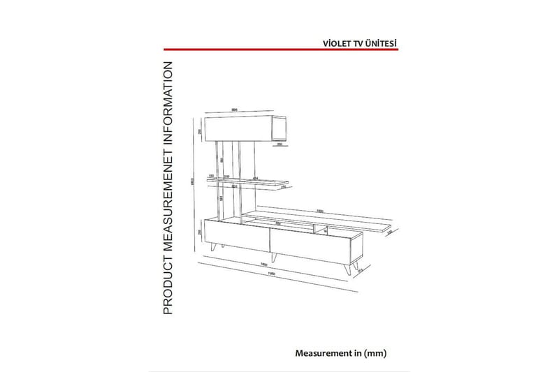 Mediamøbel Carlola - Møbler - TV- & Mediamøbler - TV-møbelsett