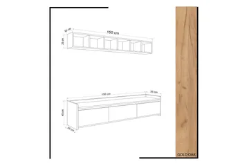 Mod Design Gangoppbevaring - Møbler - TV- & Mediamøbler - TV-møbelsett