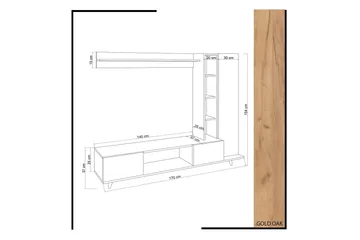 Mod Design Mediaoppbevaring - Møbler - TV- & Mediamøbler - TV-møbelsett