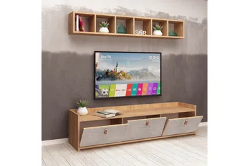 Mod Design TV-benk med Vegghylle - Møbler - TV- & Mediamøbler - TV-møbelsett