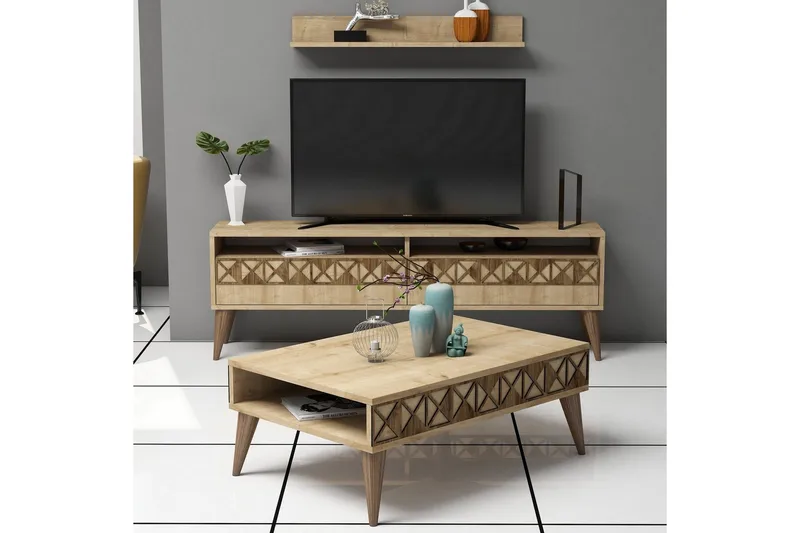 Muennink Møbelsett Stue 150 cm, Eik