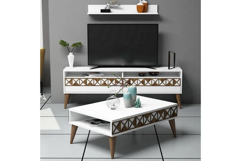 Muennink Stuesett 150 cm, Hvit