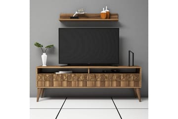 Muennink TV-møbelsett 150 cm - Valnøtt - Møbler - TV- & Mediamøbler - TV-møbelsett