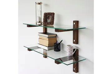 Netherlee TV-møbelsett 45 cm - Valnøtt - Møbler - TV- & Mediamøbler - TV-møbelsett