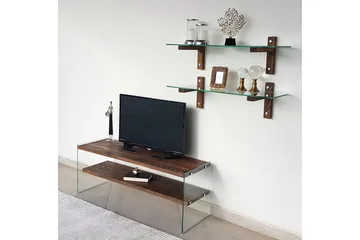 Netherlee TV-møbelsett 45 cm - Valnøtt - Møbler - TV- & Mediamøbler - TV-møbelsett