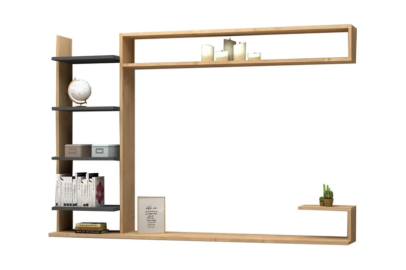 Rinorea Tv-møbelsett 180x121,8 cm - Blå - Møbler - TV- & Mediamøbler - TV-møbelsett