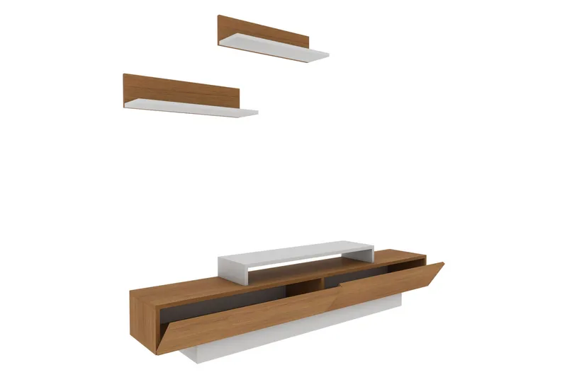 Rinorea Tv-møbelsett 180x40 cm - Hvit - Møbler - TV- & Mediamøbler - TV-møbelsett