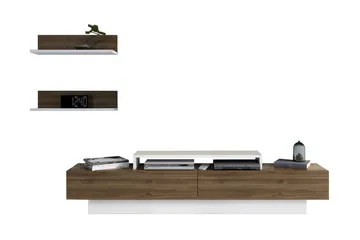 Rinorea Tv-møbelsett 180x40 cm - Hvit - Møbler - TV- & Mediamøbler - TV-møbelsett