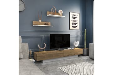 Rinorea Tv-møbelsett 180x40 cm - Hvit - Møbler - TV- & Mediamøbler - TV-møbelsett