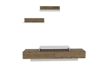 Rinorea Tv-møbelsett 180x40 cm - Hvit - Møbler - TV- & Mediamøbler - TV-møbelsett