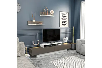 Rinorea Tv-møbelsett 180x40 cm - Hvit - Møbler - TV- & Mediamøbler - TV-møbelsett