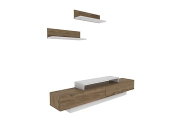 Rinorea Tv-møbelsett 180x40 cm - Hvit - Møbler - TV- & Mediamøbler - TV-møbelsett