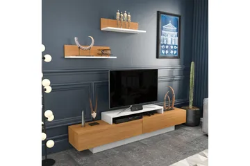 Rinorea Tv-møbelsett 180x40 cm - Hvit - Møbler - TV- & Mediamøbler - TV-møbelsett