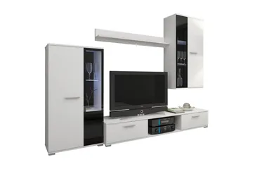 Salsa Mediamøbler - Hvit - Møbler - TV- & Mediamøbler - TV-møbelsett