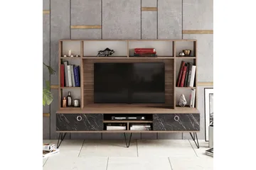 Sincerely TV-Møbelsett 180 cm - Valnøtt|Svart - Møbler - TV- & Mediamøbler - TV-møbelsett