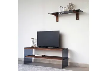 Tomassoni TV-møbelsett 45 cm - Valnøtt - Møbler - TV- & Mediamøbler - TV-møbelsett