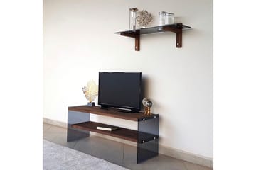 Tomassoni TV-møbelsett 45 cm - Valnøtt - Møbler - TV- & Mediamøbler - TV-møbelsett