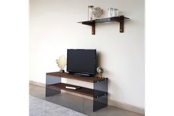 Tomassoni TV-møbelsett 45 cm - Valnøtt - Møbler - TV- & Mediamøbler - TV-møbelsett