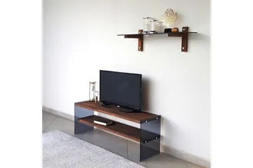 Tomassoni TV-møbelsett 45 cm - Valnøtt - Møbler - TV- & Mediamøbler - TV-møbelsett