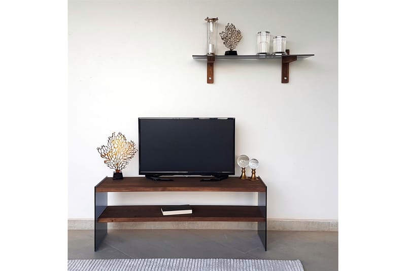 Tomassoni TV-møbelsett 45 cm - Valnøtt - Møbler - TV- & Mediamøbler - TV-møbelsett