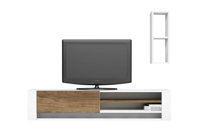 TV-Benk Tyrsberget 160 cm - Brun - TV-møbelsett