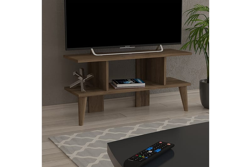 TV Lagomood 90 cm - Mørkebrun - TV-møbelsett