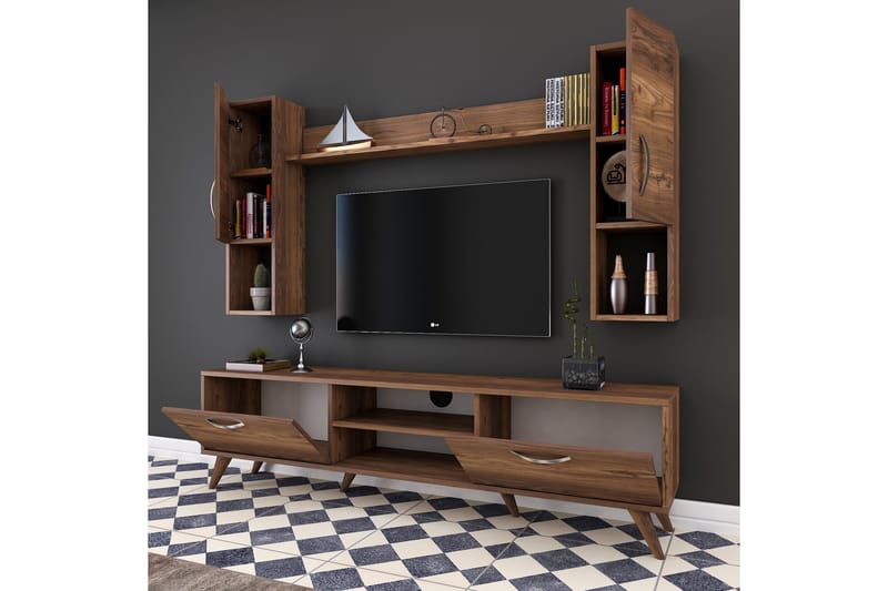 TV-Møbelsett Horveryd 180 cm - Brun - TV-møbelsett