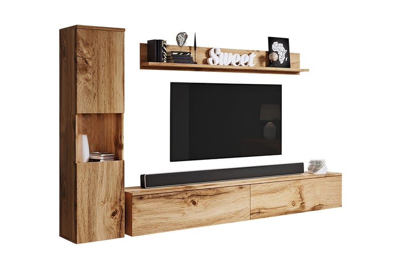 Tv-møbelsett - Natur - Møbler - TV- & Mediamøbler - TV-møbelsett