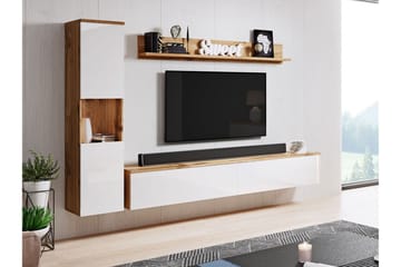 Tv-møbelsett - Natur/Hvit - Møbler - TV- & Mediamøbler - TV-møbelsett
