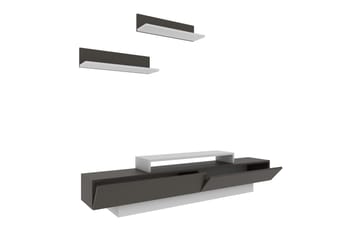 Tv-møbelsett Violaceae 180x40 cm - Hvit - Møbler - TV- & Mediamøbler - TV-møbelsett