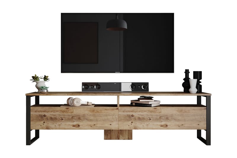 Tv-møbelsett Violaceae 180x56 cm - Grønn - TV-møbelsett