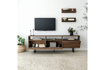 Tv-møbelsett Zakkum 50x15 cm - Brun - Møbler - TV- & Mediamøbler - TV-møbelsett