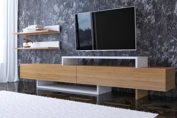 Vanayla TV-benk - Brun - Møbler - TV- & Mediamøbler - TV-møbelsett