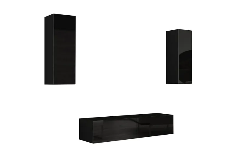 Vigo TV-møbelsett 210x40x180 cm - Møbler - TV- & Mediamøbler - TV-møbelsett