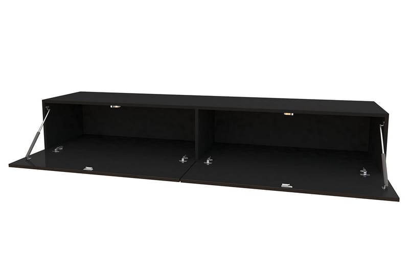 Vigo TV-møbelsett 230x40x180 cm - Svart / Hvit - Møbler - TV- & Mediamøbler - TV-møbelsett