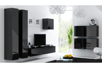 Vigo TV-møbelsett 260x40x180 cm - Møbler - TV- & Mediamøbler - TV-møbelsett