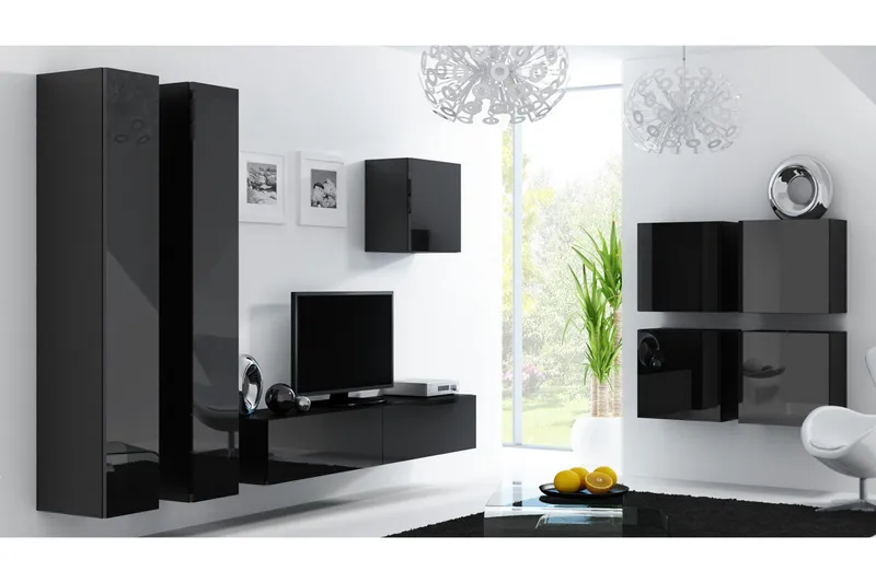 Vigo TV-møbelsett 260x40x180 cm